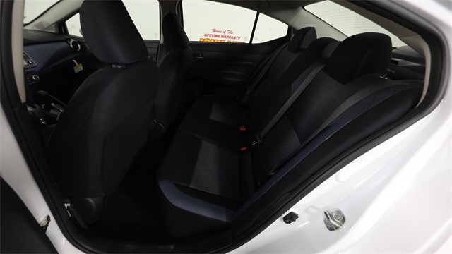 2025 Aspen White Tricoat Nissan Versa 1.6 SV FWD Sedan