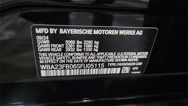 2025 BMW 4 Series 430i Gran Coupe RWD 2025 BMW 4 Series 430i Gran Coupe RWD