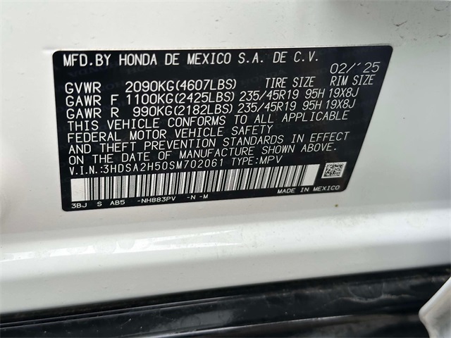 used 2025 Acura ADX car, priced at $35,275