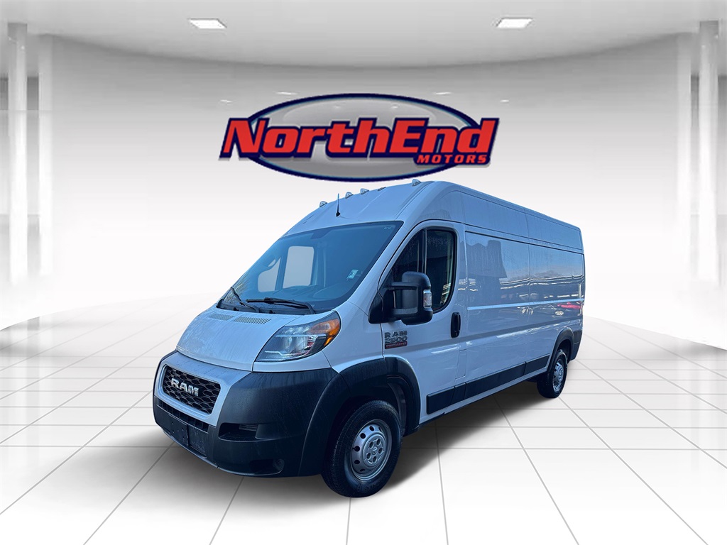 2021 Bright White Clearcoat Ram ProMaster Cargo Van High Roof FWD Van