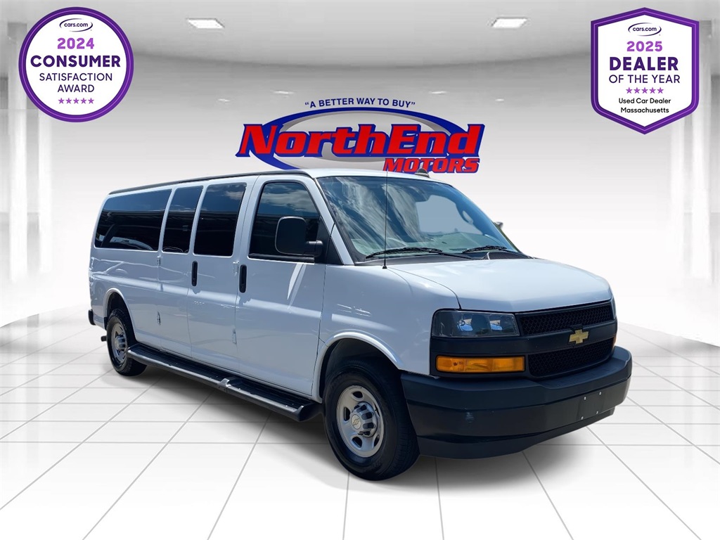 2022 Summit White Chevrolet Express Passenger LS Van