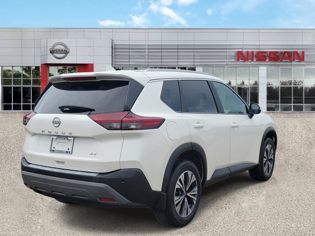2023 Pearl White Tricoat Nissan Rogue SV FWD SUV
