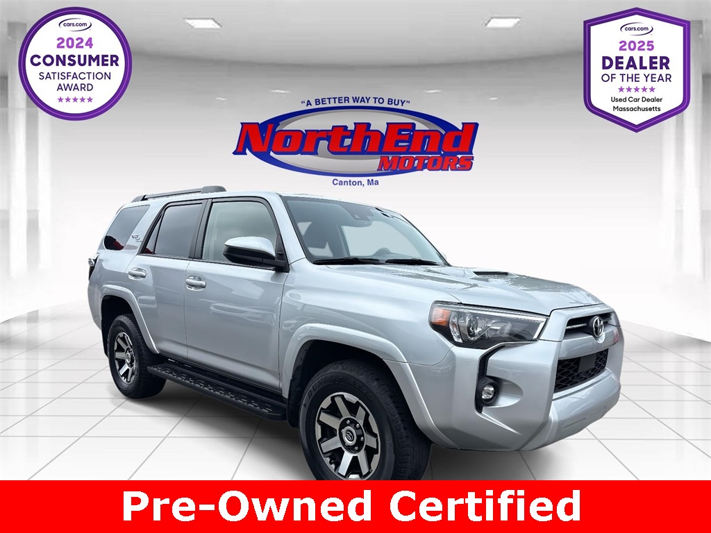 2023 Silver Toyota 4Runner TRD Off-Road 4X4 SUV