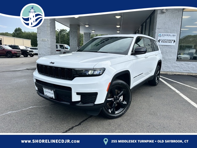 2023 Bright White Clearcoat Jeep Grand Cherokee L Altitude 4X4 SUV