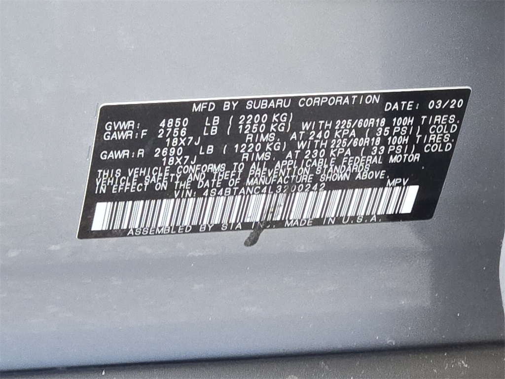 used 2020 Subaru Outback car, priced at $19,998