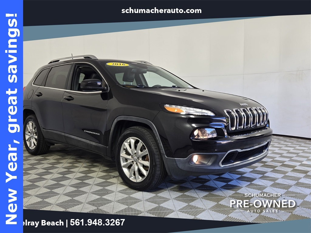 used 2016 Jeep Cherokee car, priced at $12,998