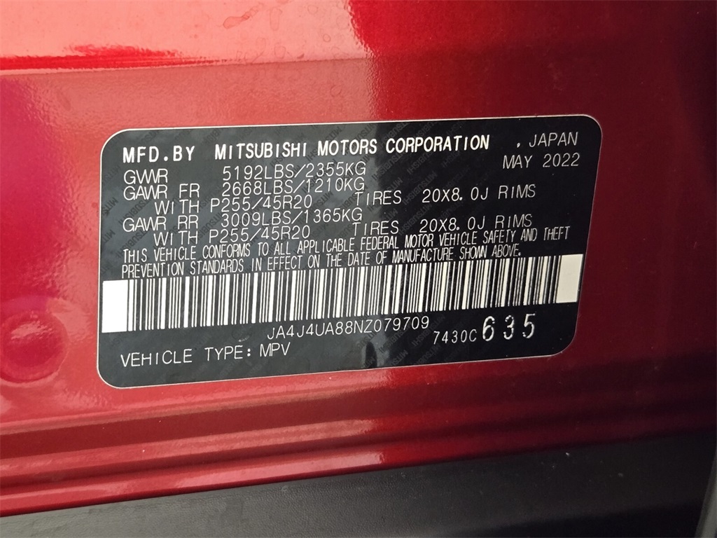 used 2022 Mitsubishi Outlander car, priced at $18,988