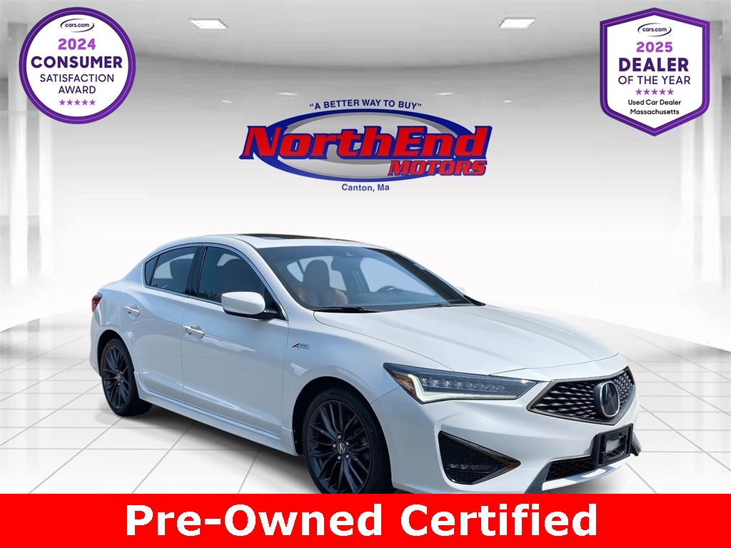 2022 Platinum White Pearl Acura ILX Premium and A-SPEC Packages FWD Sedan