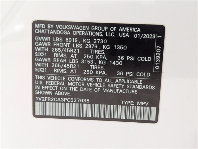 used 2023 Volkswagen Atlas car, priced at $31,781