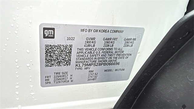 used 2023 Chevrolet TrailBlazer car, priced at $22,605