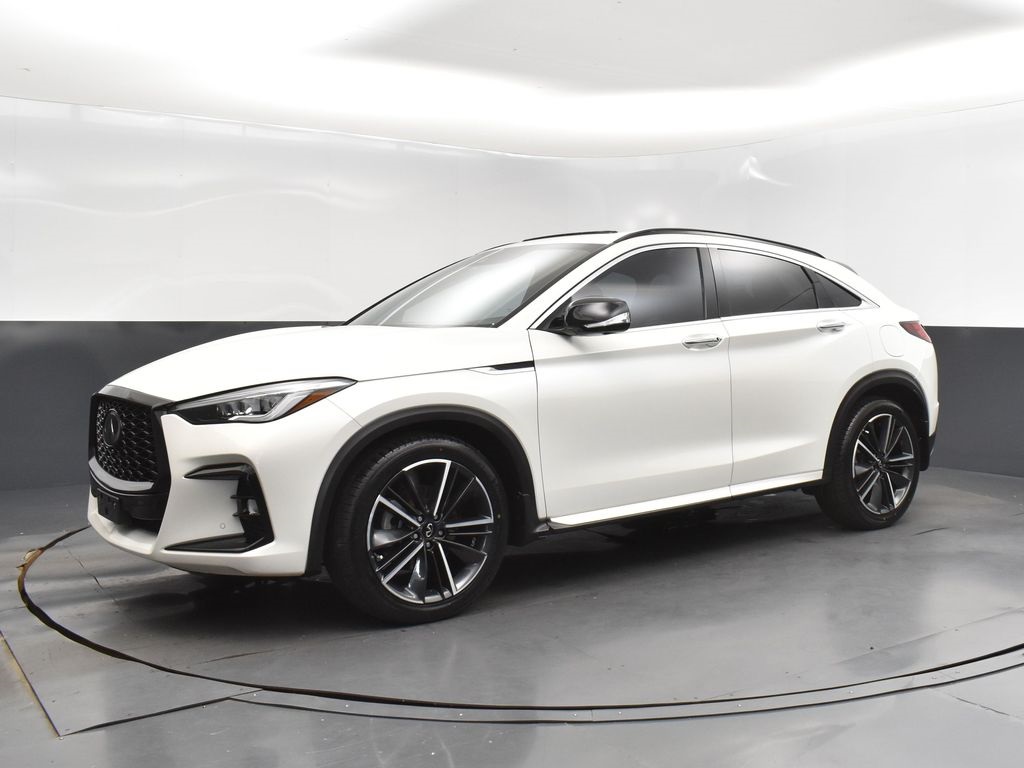 2022 Majestic White INFINITI QX55 ESSENTIAL AWD SUV