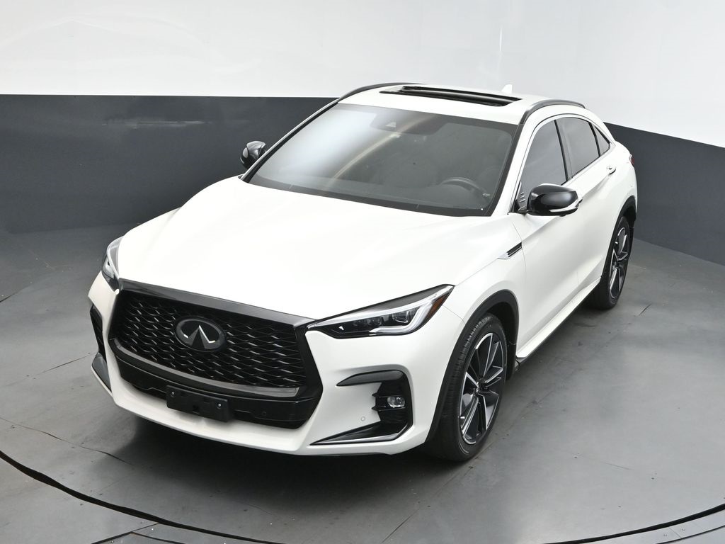 2022 Majestic White INFINITI QX55 ESSENTIAL AWD SUV