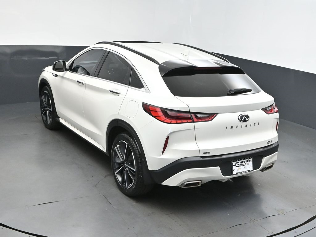 2022 Majestic White INFINITI QX55 ESSENTIAL AWD SUV