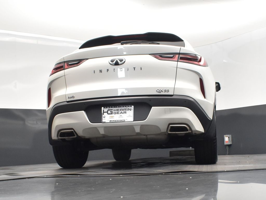2022 Majestic White INFINITI QX55 ESSENTIAL AWD SUV