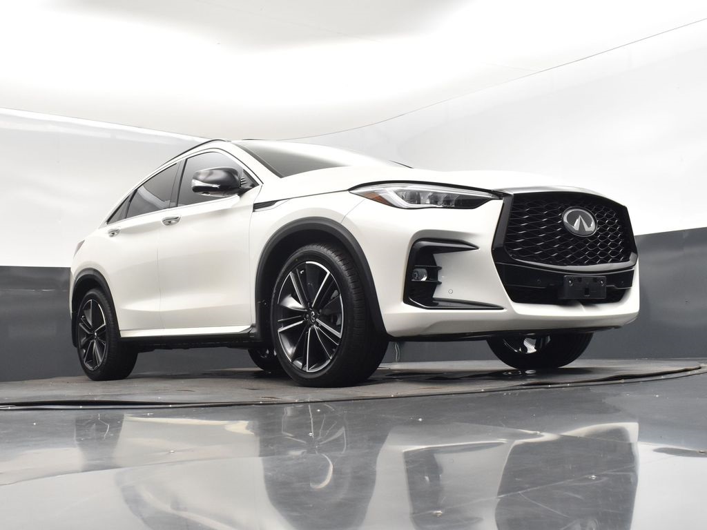 2022 Majestic White INFINITI QX55 ESSENTIAL AWD SUV
