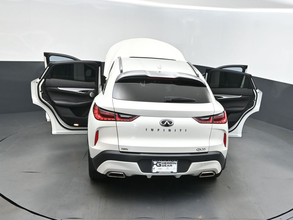 2022 Majestic White INFINITI QX55 ESSENTIAL AWD SUV