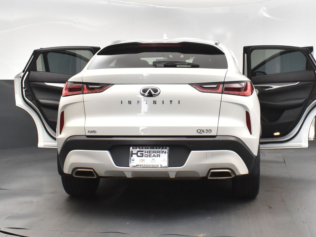 2022 Majestic White INFINITI QX55 ESSENTIAL AWD SUV