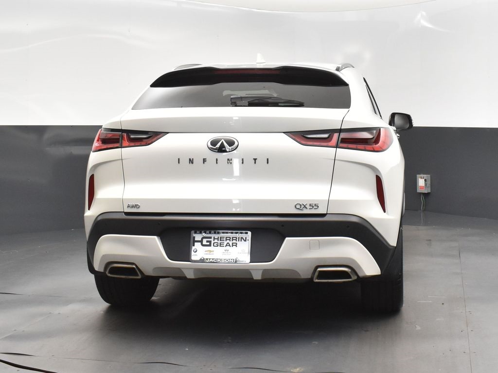 2022 Majestic White INFINITI QX55 ESSENTIAL AWD SUV