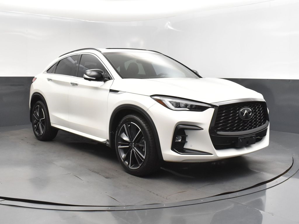 2022 Majestic White INFINITI QX55 ESSENTIAL AWD SUV