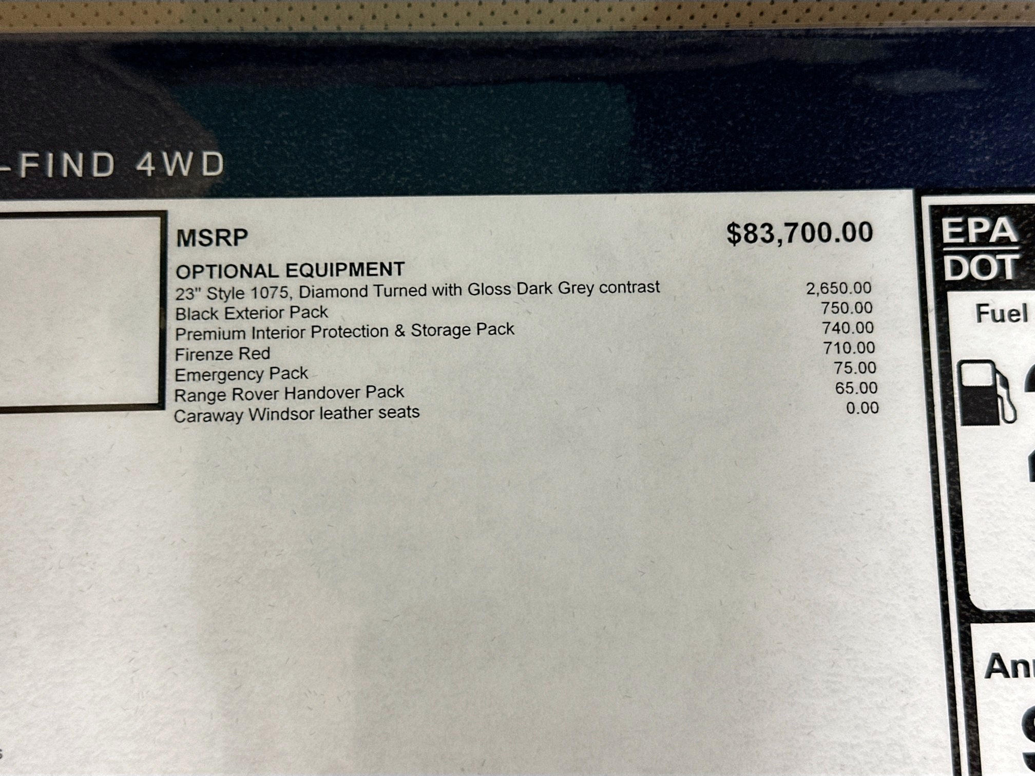 new 2025 Land Rover Range Rover Sport car, priced at $90,540