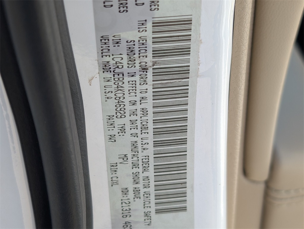 used 2019 Jeep Grand Cherokee car, priced at $16,988