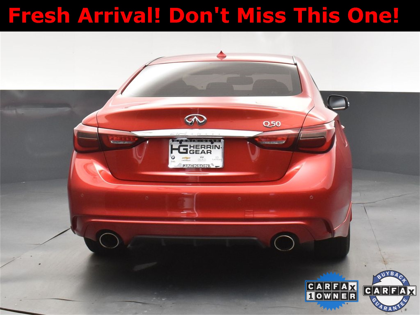 2021 Dynamic Sunstone Red INFINITI Q50 3.0t LUXE RWD Sedan