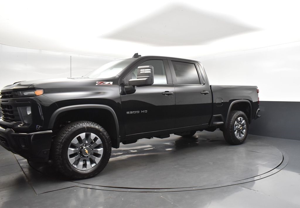 2025 Black Chevrolet Silverado 2500HD Custom 4X4 Truck