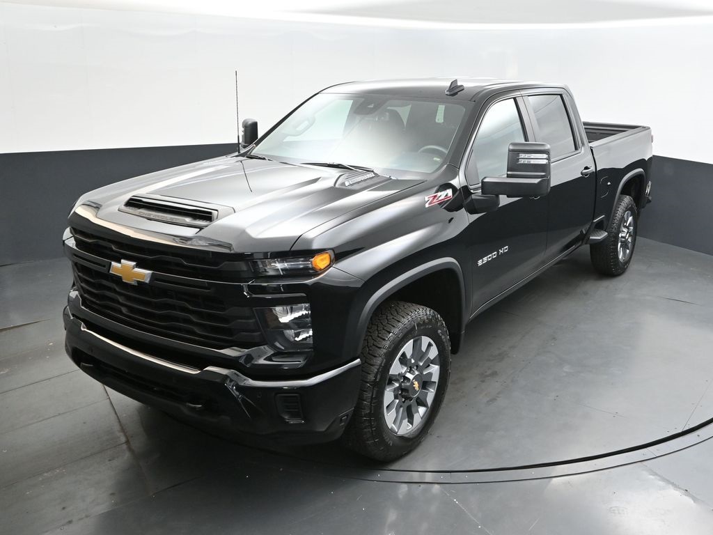 2025 Black Chevrolet Silverado 2500HD Custom 4X4 Truck