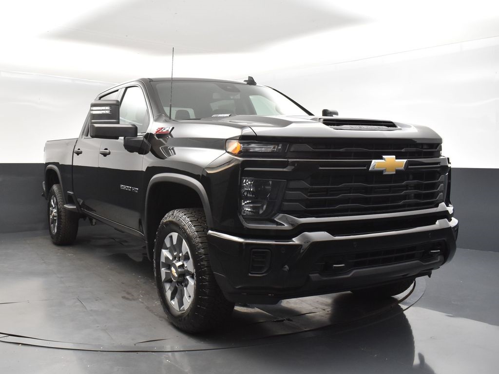 2025 Black Chevrolet Silverado 2500HD Custom 4X4 Truck
