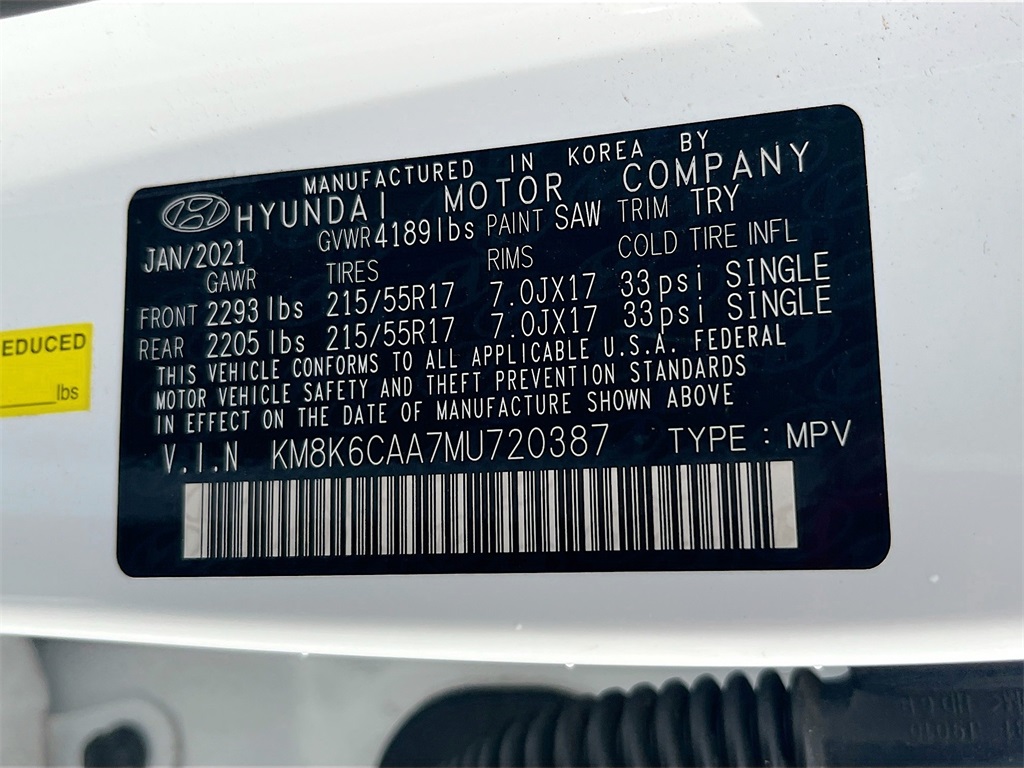 2021 Hyundai Kona SEL Plus photo 29