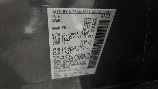 2022 Nissan Pathfinder SV 4WD 2022 Nissan Pathfinder SV 4WD