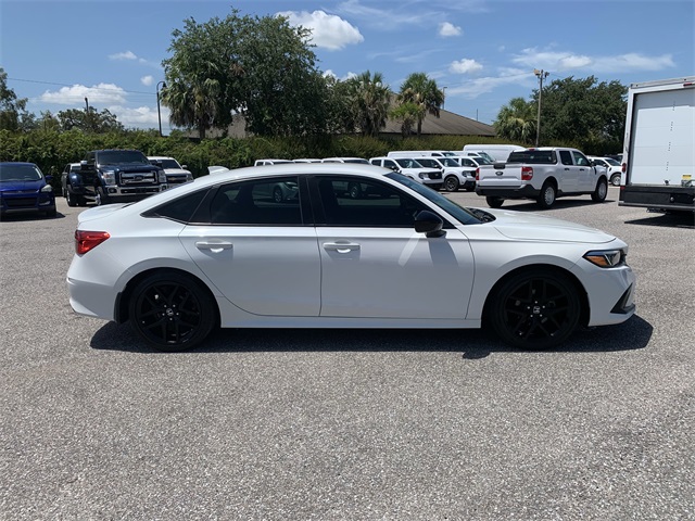 2022 Platinum White Honda Civic Sedan Sport FWD Sedan