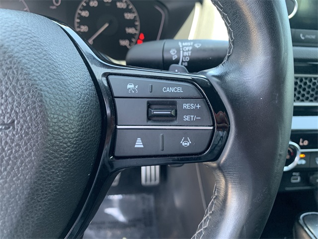 2022 Platinum White Honda Civic Sedan Sport FWD Sedan