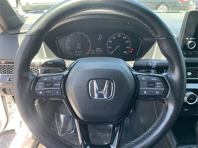 2022 Platinum White Honda Civic Sedan Sport FWD Sedan