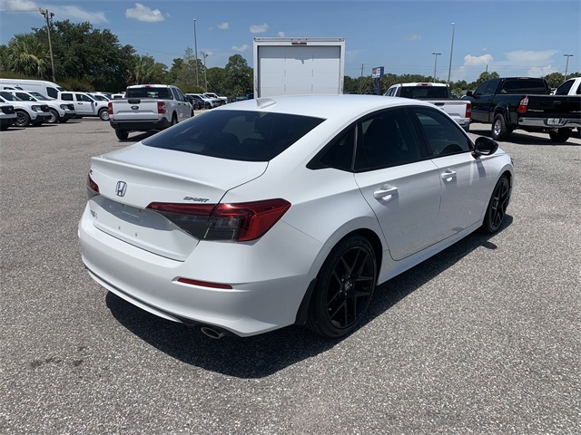 2022 Platinum White Honda Civic Sedan Sport FWD Sedan