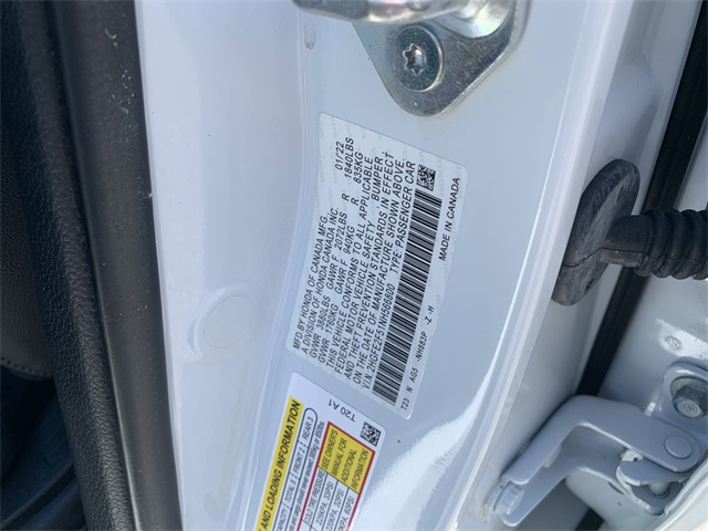 2022 Platinum White Honda Civic Sedan Sport FWD Sedan