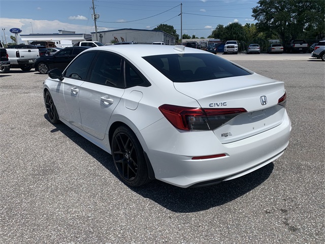 2022 Platinum White Honda Civic Sedan Sport FWD Sedan