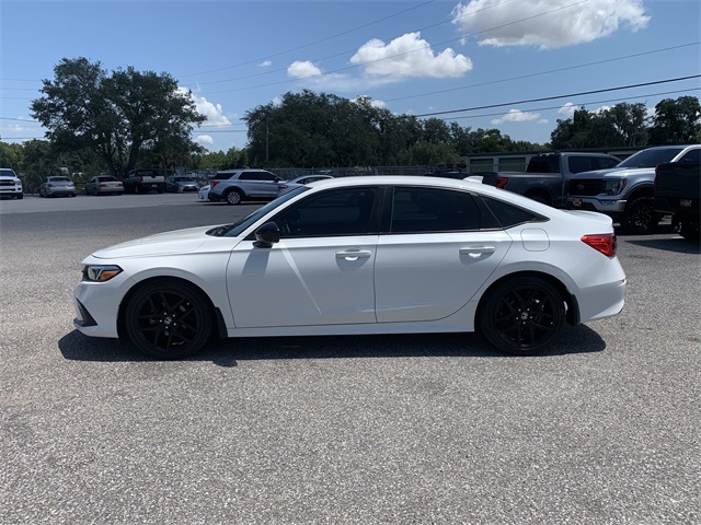 2022 Platinum White Honda Civic Sedan Sport FWD Sedan