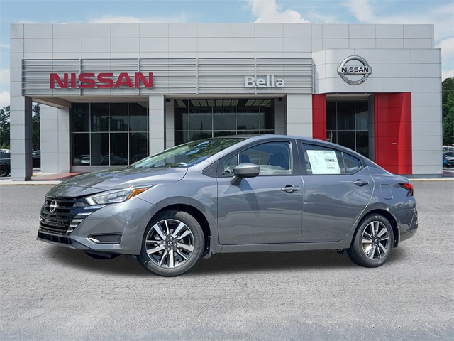 2025 Gun Metallic Nissan Versa 1.6 SV FWD Sedan