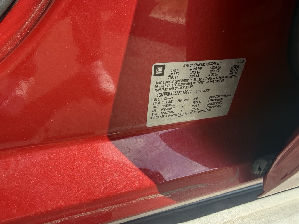 Photo of 2015 Chevrolet Tahoe LT in Jacksonville, NC - 11,  2015 Chevrolet Tahoe LT:16935G
