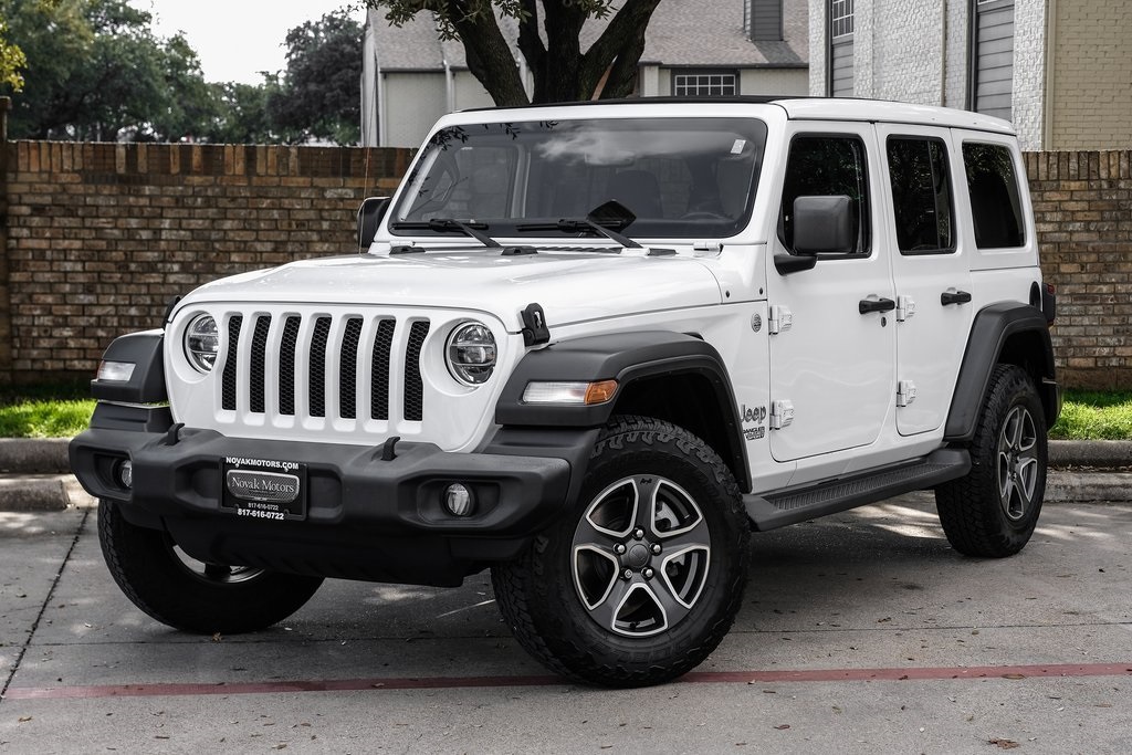 used 2021 Jeep Wrangler car, priced at $27,643
