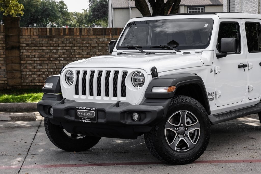 used 2021 Jeep Wrangler car, priced at $27,643