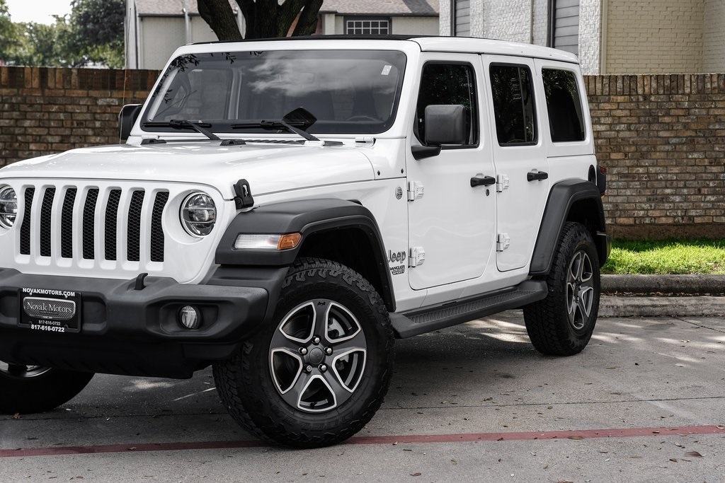 used 2021 Jeep Wrangler car, priced at $27,643