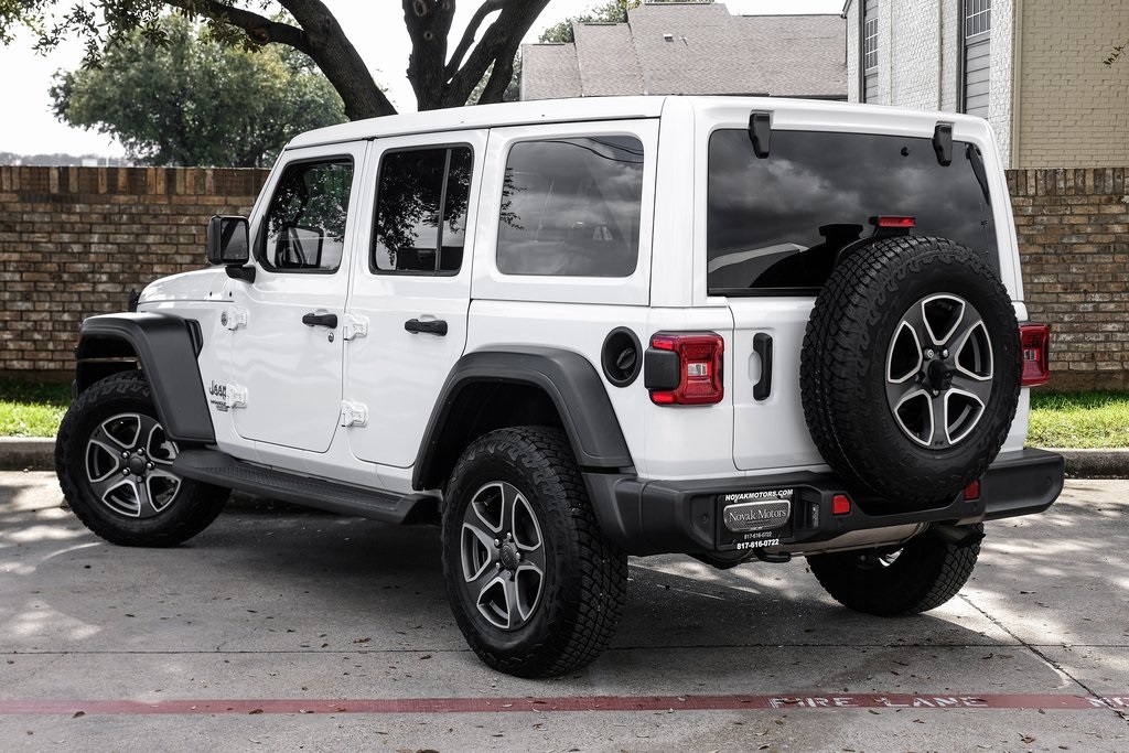 used 2021 Jeep Wrangler car, priced at $27,643
