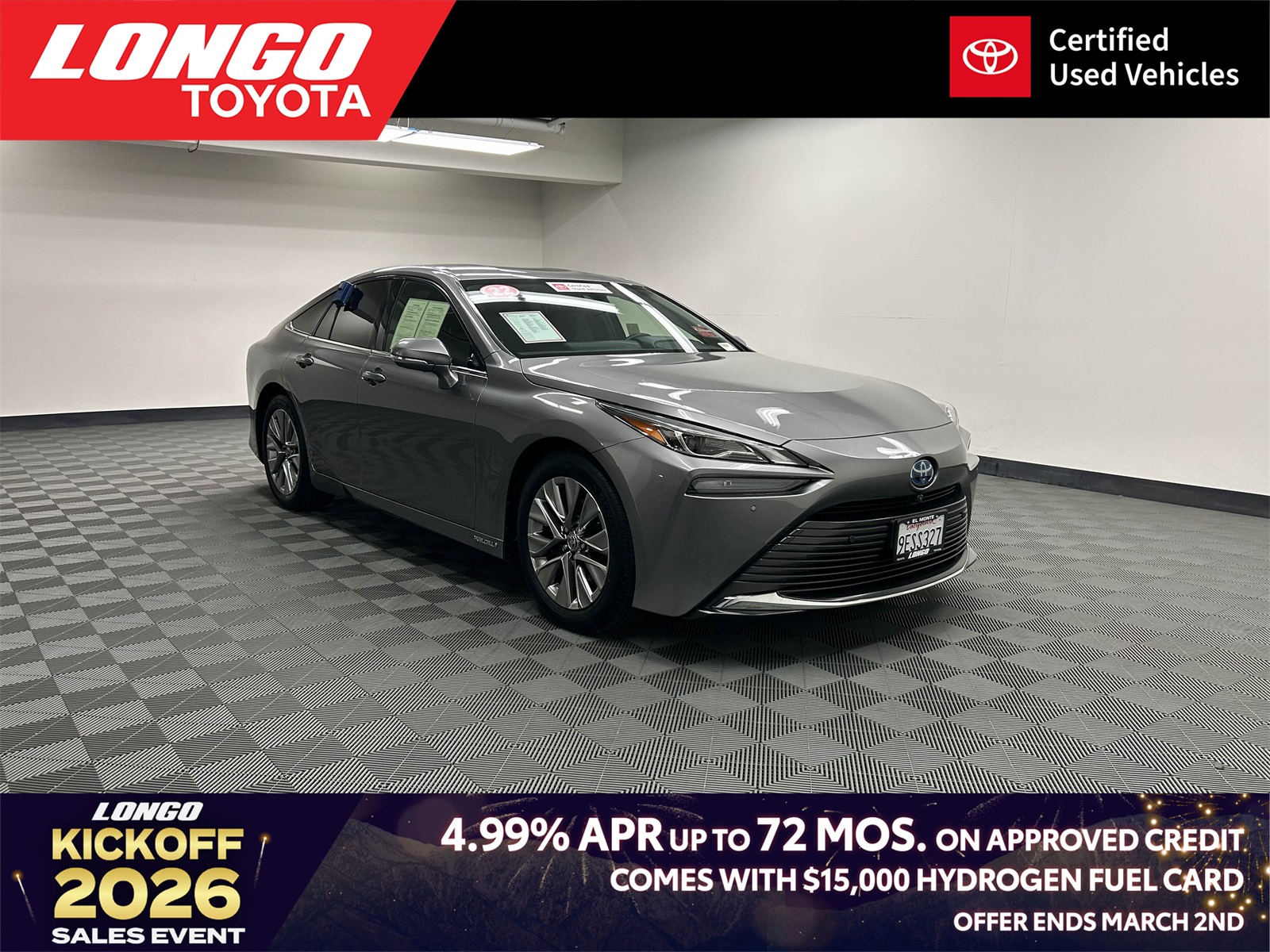 used 2022 Toyota Mirai car, priced at $12,388