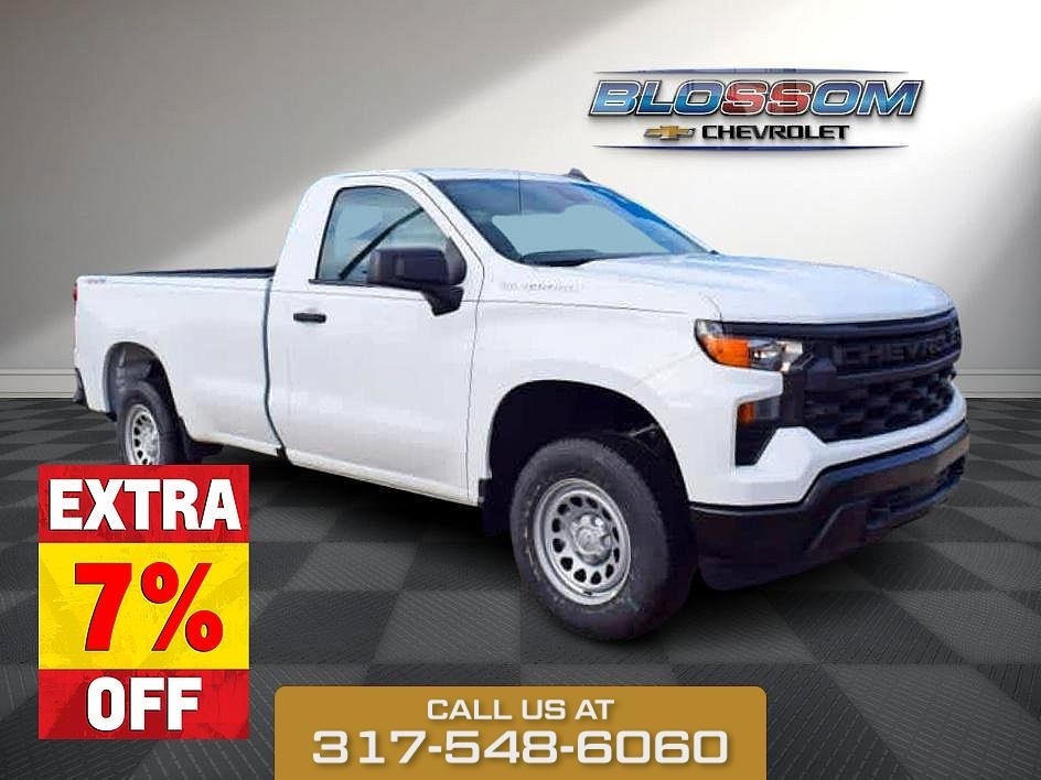 2025 Summit White Chevrolet Silverado 1500 WT Truck