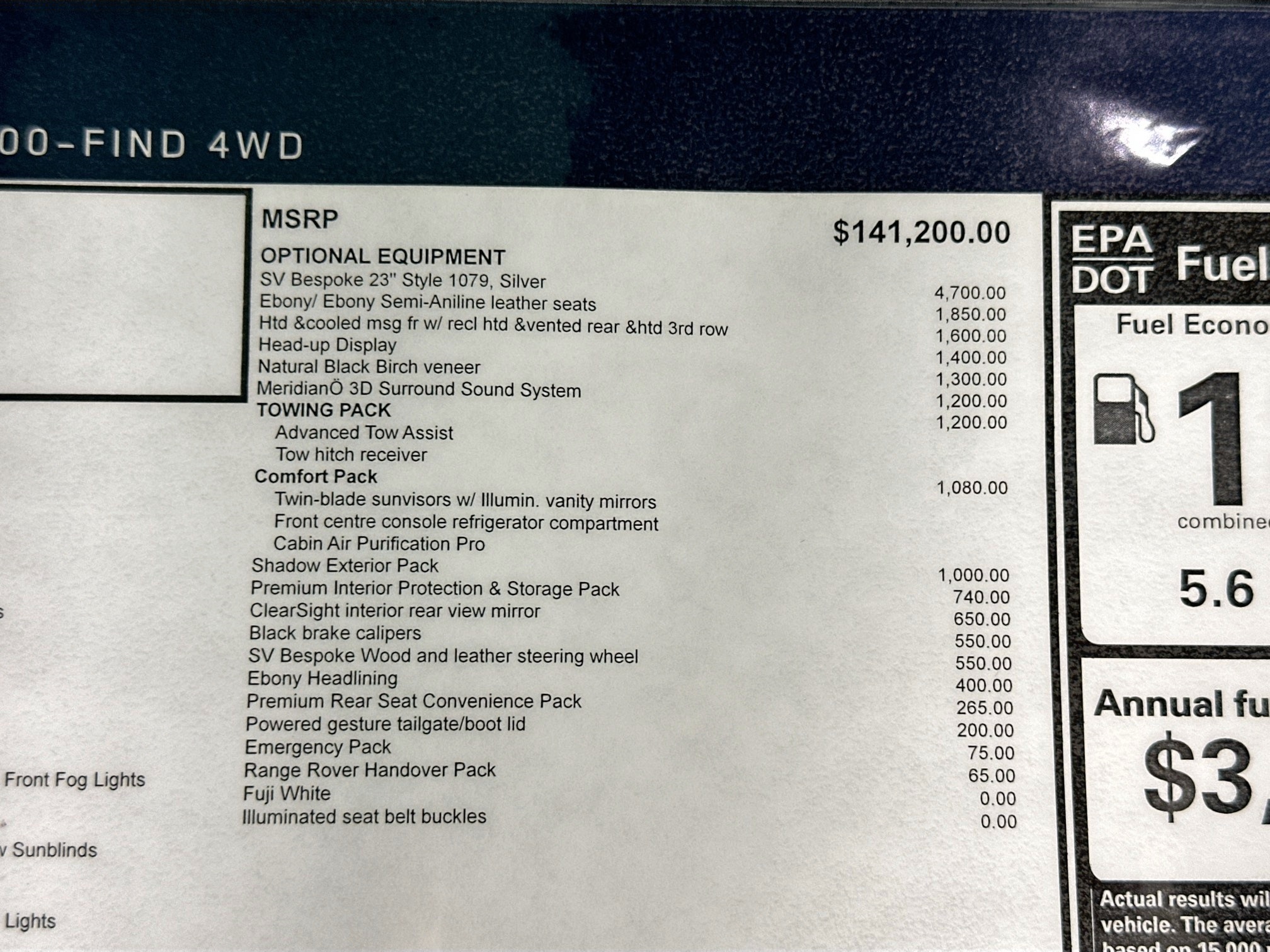new 2025 Land Rover Range Rover car, priced at $162,175
