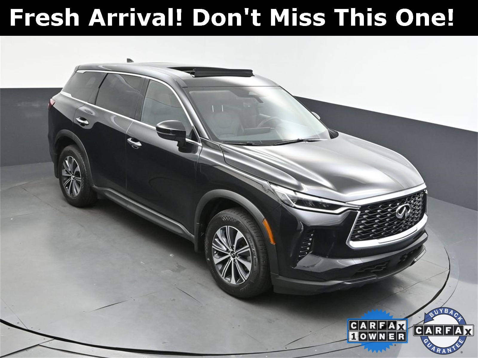 2025 Mineral Black INFINITI QX60 PURE SUV