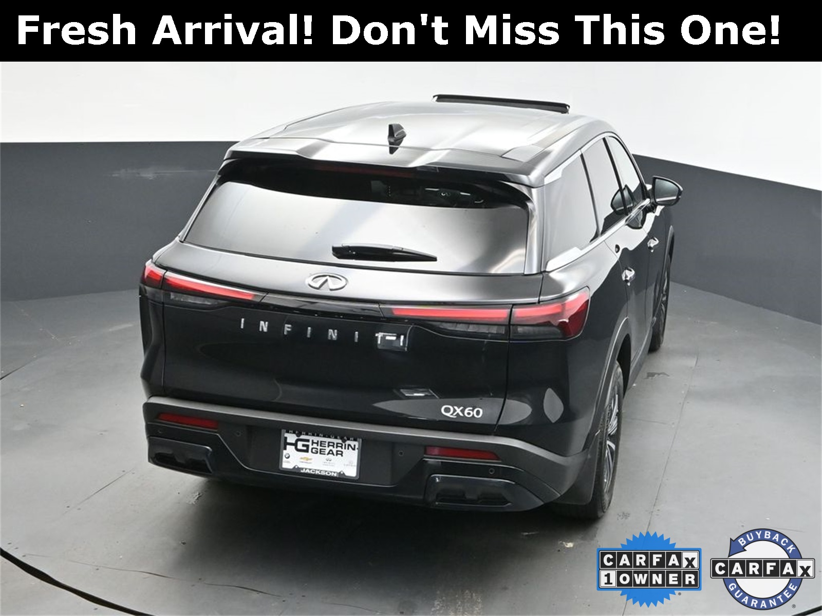 2025 Mineral Black INFINITI QX60 PURE FWD SUV