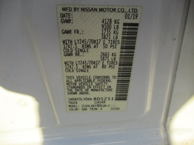 used 2019 Nissan NV2500 HD car, priced at $18,988